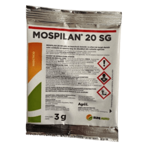 Insecticid Mospilan 20 SG pentru culturi agricole.